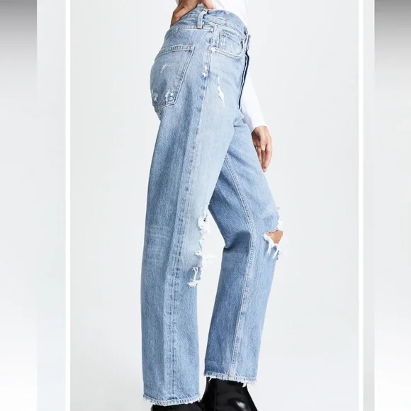 Agolde 90s Mid Rise Straight Fit Jeans - Picture 8 of 8
